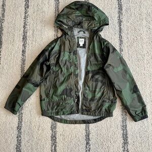 Gap kids lined rain windbreaker jacket